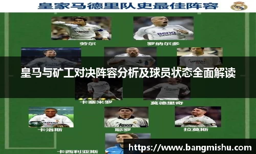 皇马与矿工对决阵容分析及球员状态全面解读